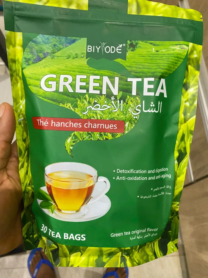 Biyodé Green Tea genuine front packaging